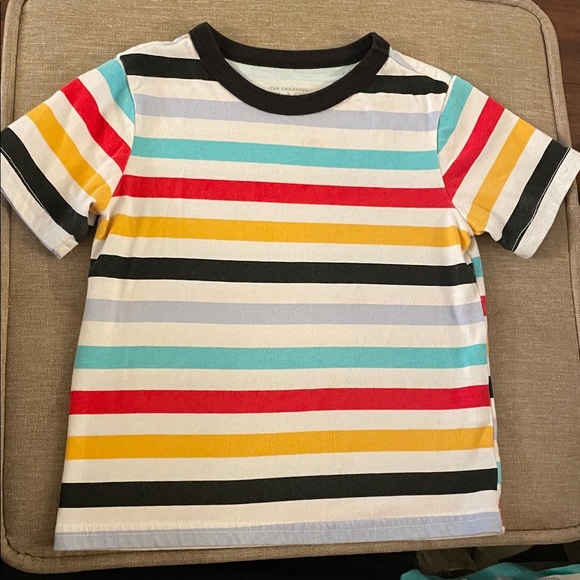 Red Graphic Tee with Excavator Print - Picture 3 of 6